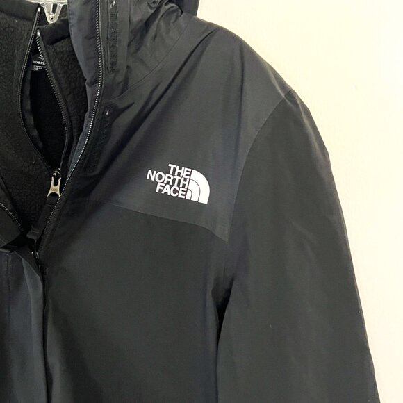 the north face // black double layered removable fleece jacket S - Picture 2 of 6